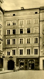 Mozart szülőhelye, Salzburg, Ausztria, 1935. alkotó: Unbekannt