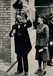 Mr. Churchill vidám hangulatban, 1940-es évek, 1945. alkotó: Unbekannt