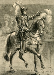 Mr. Dymoke, The Kings Champion, 1881. alkotó: Unbekannt