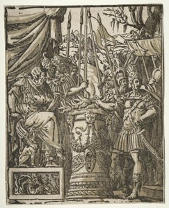 Mucius Scaevola, 1608 alkotó: Unbekannt