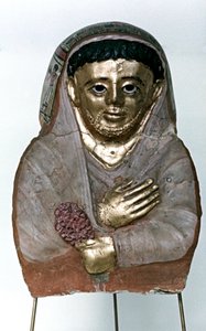 Múmia maszk Stukkóban, Ptolemaiosz-dinasztia alkotó: Unbekannt