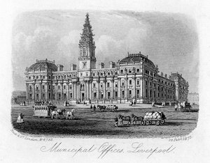 Városi Hivatal, Liverpool, 1875. február 10 alkotó: Unbekannt