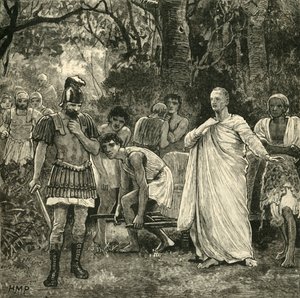 Cicero meggyilkolása, 1890. alkotó: Unbekannt