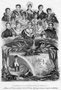 Bonaparte Napóleon és családja, 1840 alkotó: Unbekannt