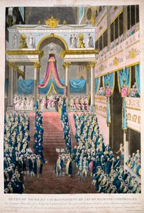 Bonaparte Napóleont I. Napóleon császárrá koronázzák 1804. december 2-án, XIX. alkotó: Unbekannt