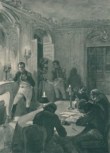 Napóleon diktál titkárainak, 1896 alkotó: Unbekannt
