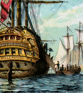 Napóleon a Bellerophonban, 1815-1850-es évek alkotó: Unbekannt