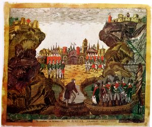 Napóleon érkezése a Szent Ilonára, 1815 alkotó: Unbekannt