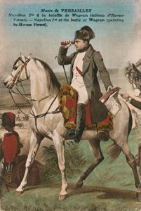 Napóleon a wagrami csatában, 1809, 1910 körül. alkotó: Unbekannt