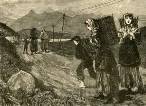 Natives Going for Peat, 1898. alkotó: Unbekannt