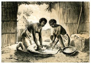 Natives Making Pombe, 1883 alkotó: Unbekannt