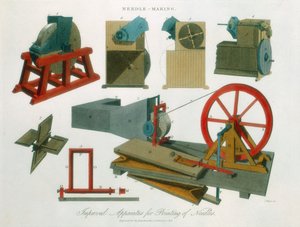 Tűkészítő berendezés, 1819 alkotó: Unbekannt