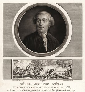 Neker vagy Jacques Necker államminiszter és pénzügyek főigazgatója alkotó: Unbekannt