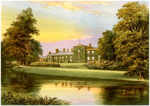 Netherhall, Cumbria, a Pocklington-Senhouse család otthona, 1880 alkotó: Unbekannt