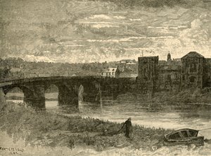 Newport híd és kastély, 1898. alkotó: Unbekannt