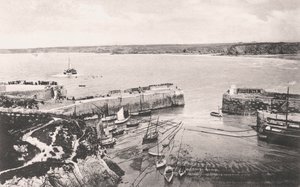 Newquay kikötője, Newquay, Cornwall, 1908 alkotó: Unbekannt