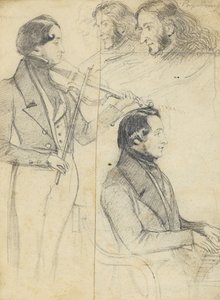 Niccolò Paganini 1782-1840 alkotó: Unbekannt