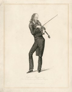 Niccolo Paganini - portré alkotó: Unbekannt