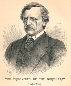 Nils Adolf Erik Nordenskiold, 1832-1901, sarkvidéki kutató, 1893 alkotó: Unbekannt
