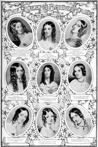 Viktória királynő kilenc koszorúslánya, 1840. február 10 alkotó: Unbekannt