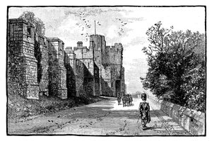 North Terrace és Wykeham Tower, Windsor Castle, 1888 alkotó: Unbekannt