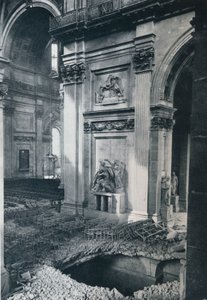 A St. Pauls Cathedral északi kereszthajója bombázás után, 1941 alkotó: Unbekannt