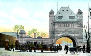 Északi bejárat, Blackwall Tunnel, London, XX. század alkotó: Unbekannt