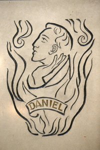 Notre Dame de France katolikus templom, London. Dániel próféta, London, Nagy-Britannia alkotó: Unbekannt