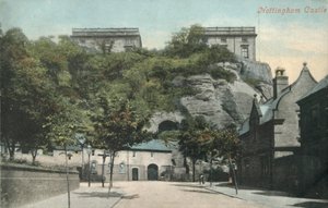 Nottingham kastély, 19. század vége – 20. század eleje. alkotó: Unbekannt
