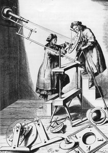 Napfogyatkozás megfigyelése, 1673 alkotó: Unbekannt