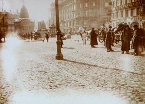 Okhotny Ryad Hunting Row, Moszkva, Oroszország, 1911. március 16 alkotó: Unbekannt