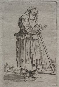 Vén koldusasszony, 1600-as évek. alkotó: Unbekannt