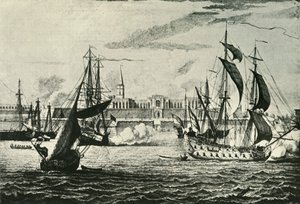 Old Fort William, a folyóból 1736, 1925. alkotó: Unbekannt