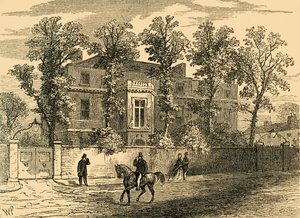 Old Gore House, 1830-ban, 1876 körül. alkotó: Unbekannt