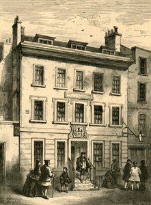 A Bolt Courtban még mindig álló régi ház, 1897. alkotó: Unbekannt