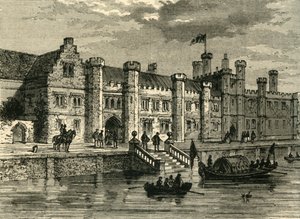 Greenwich régi palotája, 1630-ban, 1878 körül. alkotó: Unbekannt