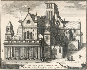 Régi Szent Pál-székesegyház, London City, 1707. század, 17. század alkotó: Unbekannt