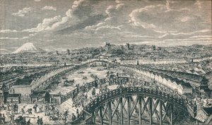 Régi Tokió: Edo városa, a sógunok kormányának székhelye több száz évig, 1907 alkotó: Unbekannt
