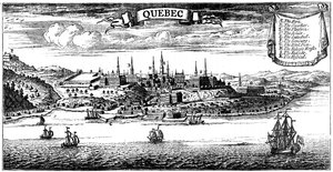Quebec régi képe, 1730 c1880 alkotó: Unbekannt