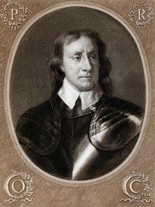 Oliver Cromwell, 1599-1658, angol katonai vezető és politikus, 1657, 1899 alkotó: Unbekannt