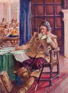 Oliver Cromwell 1599-1658, a korona elutasítása, 1937 alkotó: Unbekannt