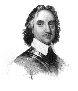 Oliver Cromwell, 17. századi angol katona és államférfi, 1850 körül alkotó: Unbekannt