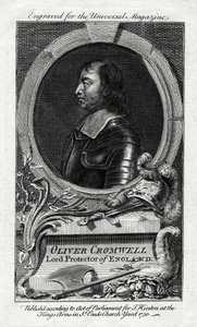 Oliver Cromwell, Anglia Lord Protectorja, 1750 alkotó: Unbekannt