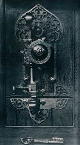 Oliver Cromwells hordozható acélzár, XVII. század, 1904 alkotó: Unbekannt