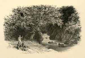 A Dargle-n, 1890. alkotó: Unbekannt