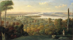 Az Ohio folyón kb. 1840. alkotó: Unbekannt