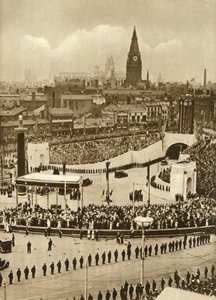 A Mersey-alagút megnyitása, Liverpool, 1934. július 18., 1935. alkotó: Unbekannt