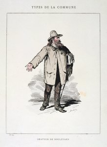 Boulevard előadó, Párizs Kommün, 1871 alkotó: Unbekannt