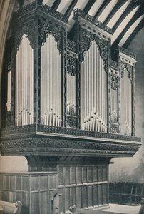 Orgona a Towyn plébániatemplomban, 1910 alkotó: Unbekannt