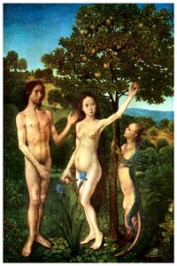 Eredeti bűn: Ádám és Éva bukása, 1467-1468, 1956 alkotó: Unbekannt